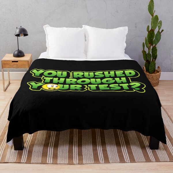 Item preview, You Rushed Through Your Test Funny Emoji Meme Design designed and sold by PROPera-design.