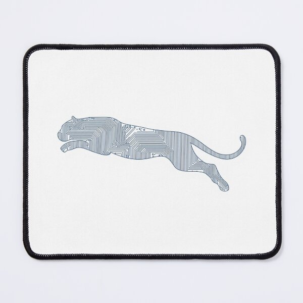Item preview, Circuit Panther T-Shirt | Geometric Line Art Tech Predator designed and sold by DmaarGroup.