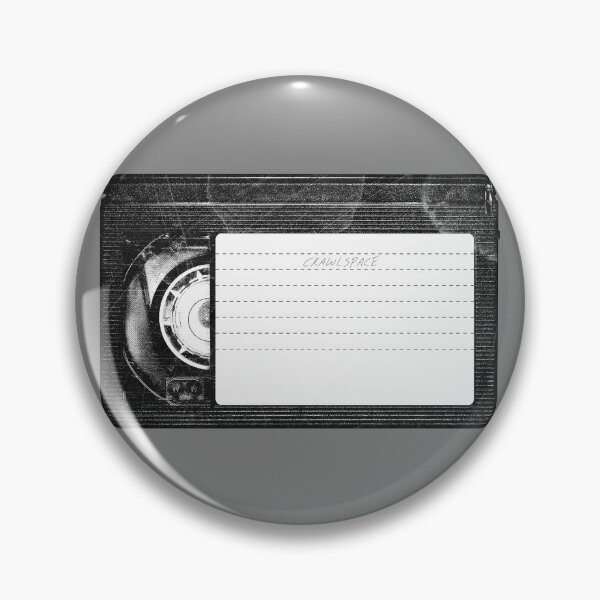 Item preview, VHS-C Tape Crawlspace Dark Analog Horror Art designed and sold by Ghoul Enterprises.