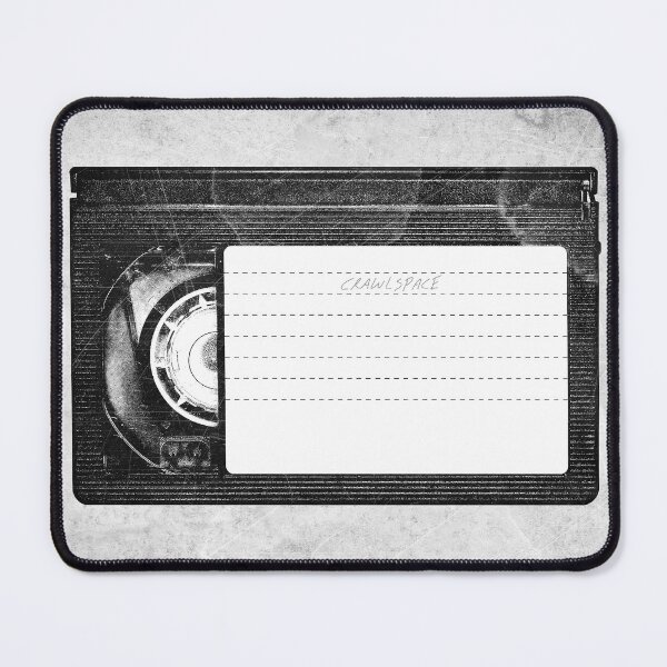 Item preview, VHS-C Tape Crawlspace Dark Analog Horror Art designed and sold by Ghoul Enterprises.