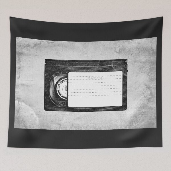 Item preview, VHS-C Tape Crawlspace Dark Analog Horror Art designed and sold by Ghoul Enterprises.