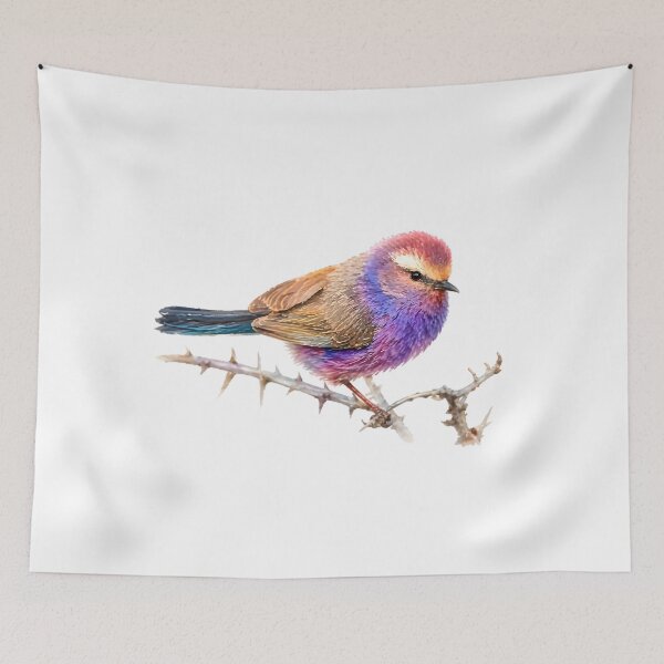 Item preview, White-browed Tit-Warbler designed and sold by HOMETOWN86.