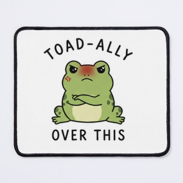 Item preview, Funny Frog Toadally Over This designed and sold by fadeinkstudio.