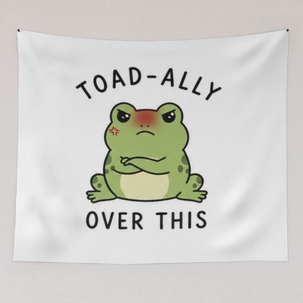 Item preview, Funny Frog Toadally Over This designed and sold by fadeinkstudio.