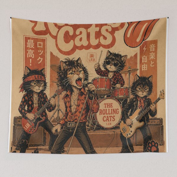 Item preview, The Rolling Cats  designed and sold by LuluLeb.