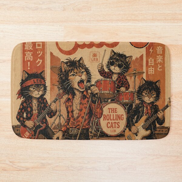 Item preview, The Rolling Cats  designed and sold by LuluLeb.