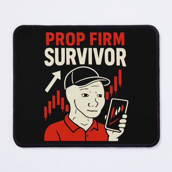 Item preview, Prop Firm Survivor - Funded Trader Challenge Forex Design designed and sold by Riskt8ker Shop.