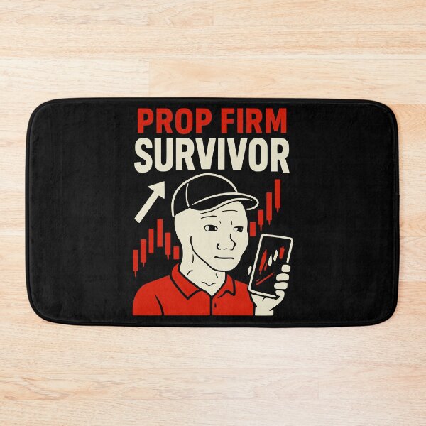Item preview, Prop Firm Survivor - Funded Trader Challenge Forex Design designed and sold by Riskt8ker Shop.
