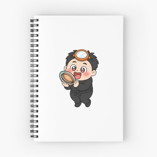 Item preview, KOREA HAENAM - Cute Chibi Character Excited Abalone Love Sticker designed and sold by KOREA-HAENAM.