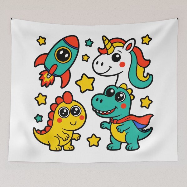 Item preview, Dinosaur Unicorn And Astronaut designed and sold by SteezeeStore.