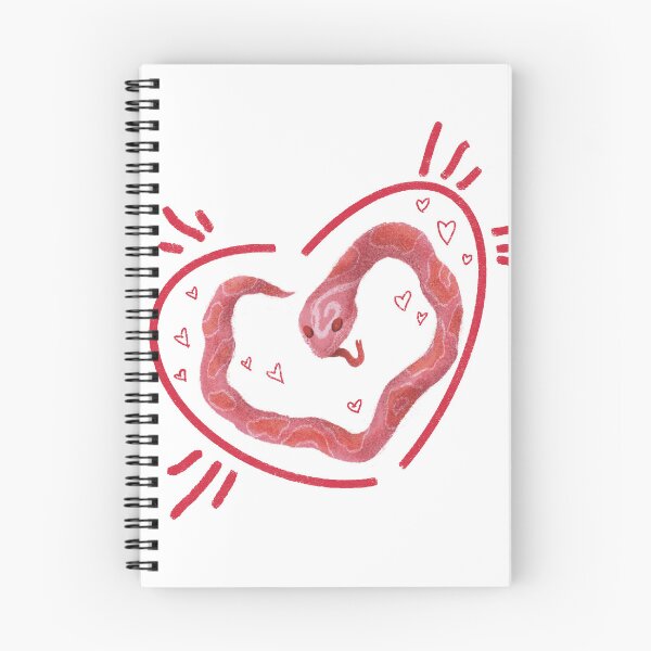Item preview, Snake Love Heart Cute Red Minimal Illustration designed and sold by Pryhozha.