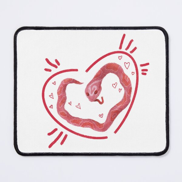 Item preview, Snake Love Heart Cute Red Minimal Illustration designed and sold by Pryhozha.
