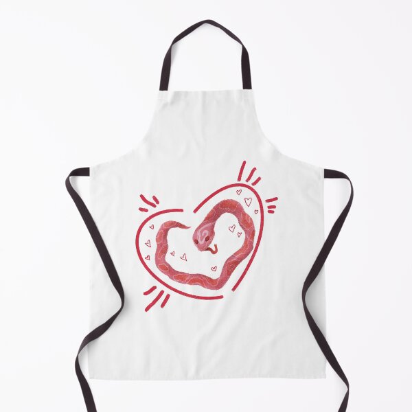 Item preview, Snake Love Heart Cute Red Minimal Illustration designed and sold by Pryhozha.