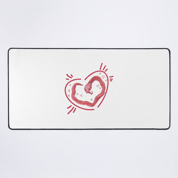 Item preview, Snake Love Heart Cute Red Minimal Illustration designed and sold by Pryhozha.