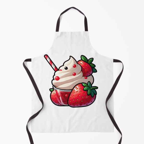 Item preview, Strawberry Dessert – Sweet Fruit Illustration with Fresh Summer Aesthetic designed and sold by BobaBunny76.