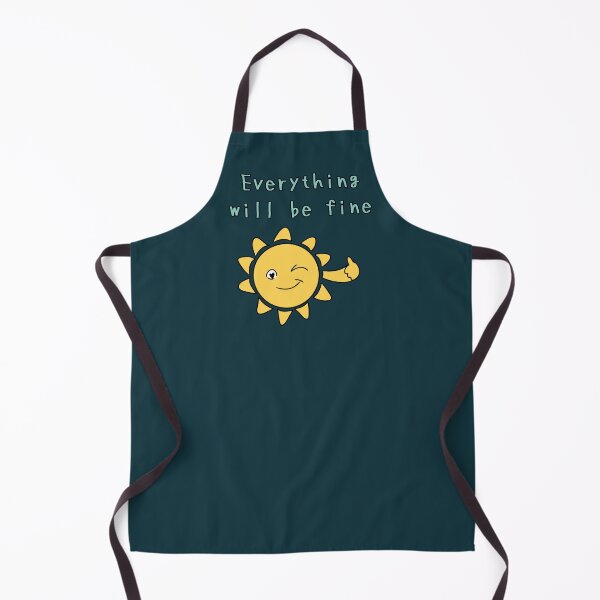Item preview, Everything will be fine Motivational Quote with Cute Sun designed and sold by HugSomeNettles.