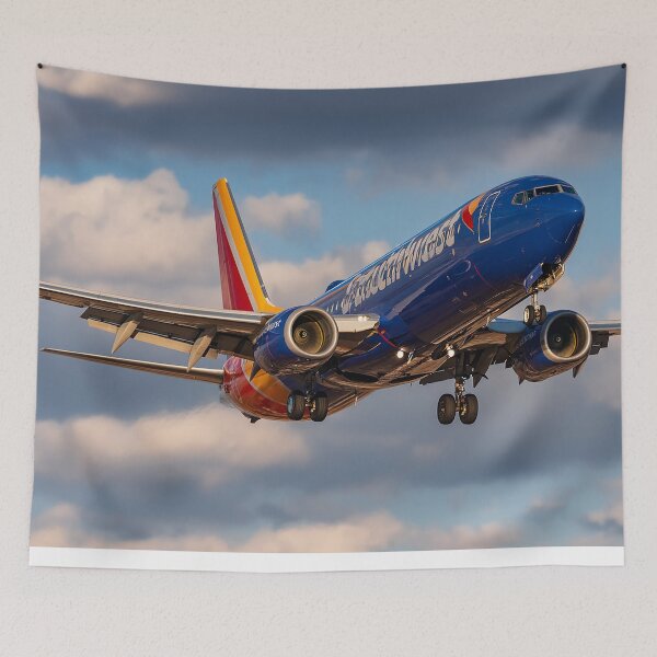 Item preview, Southwest 737 Lined Up for Landing designed and sold by Skyframe Aviation.