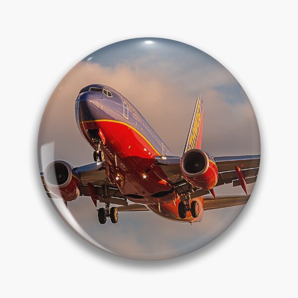 Item preview, Final Moments Before Landing Southwest 737 designed and sold by Skyframe Aviation.