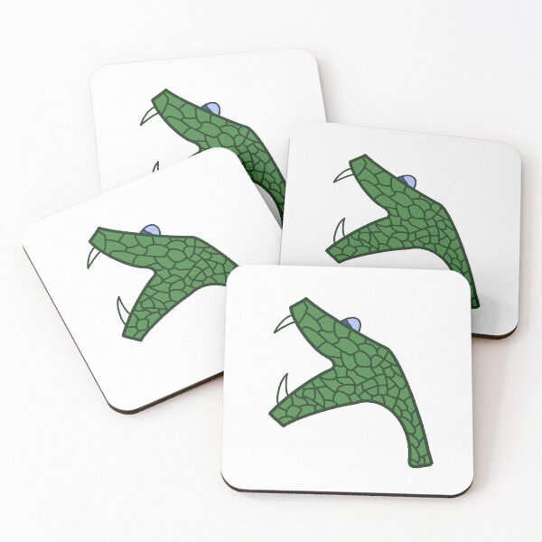 Item preview, Emerald Howl: Geometric Serpent designed and sold by kdhill.