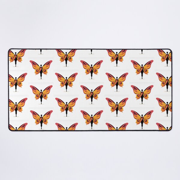Item preview, Fiery Butterfly Woman Silhouette Artwork designed and sold by NivyasArtistry.