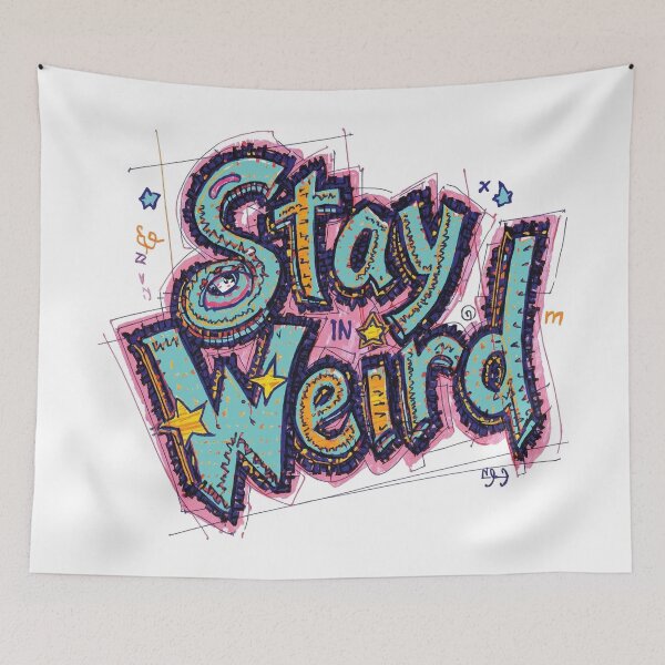Item preview, Stay Weird Club — Streetwear designed and sold by Dhenin Studio.