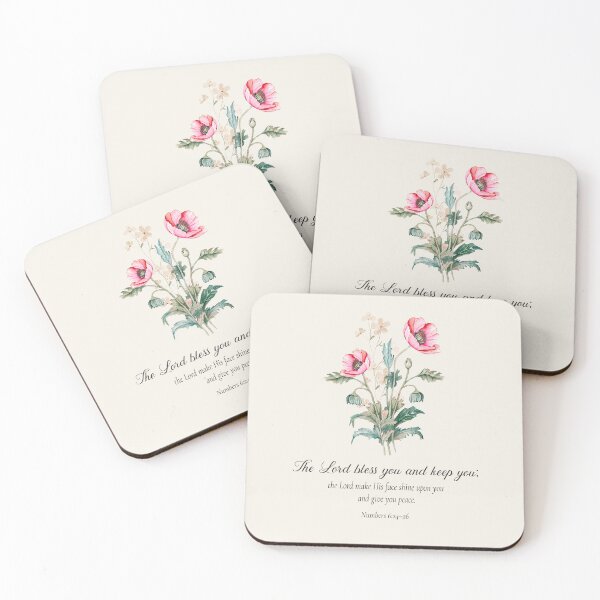 Item preview, Numbers 6:24–26 – The Lord Bless You and Keep You | Floral Christian Blessing | Scripture Gift designed and sold by latiendadearyam.