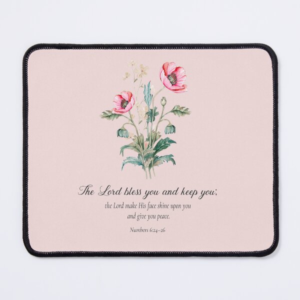 Item preview, Numbers 6:24–26 – The Lord Bless You and Keep You | Floral Christian Blessing | Scripture Gift designed and sold by latiendadearyam.