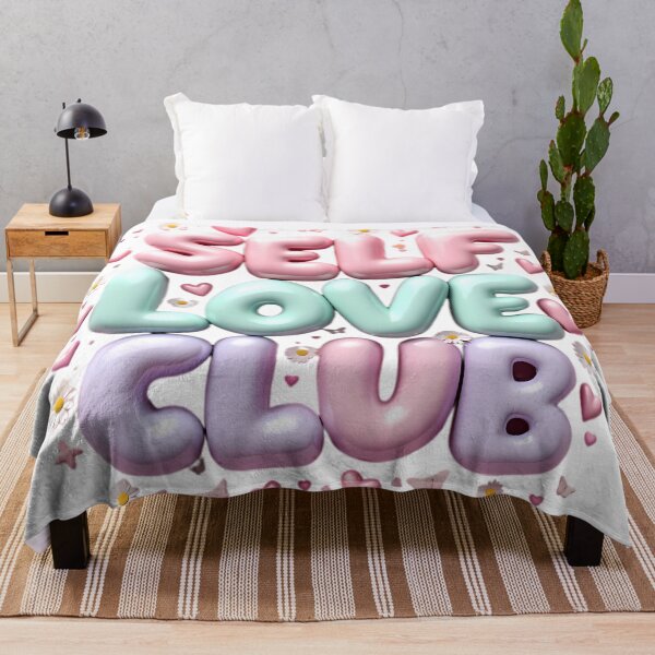 Item preview, Self Love Club Quote Pastel Bubble 3D Cute designed and sold by JoRem47.