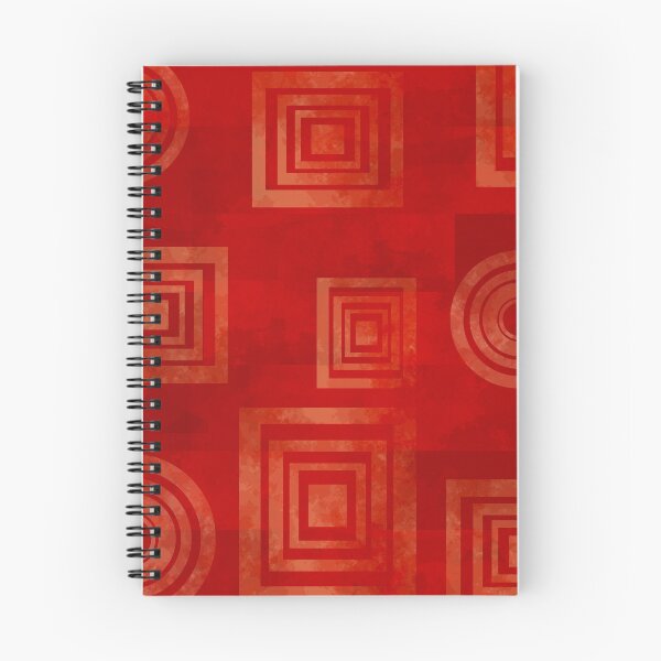 Item preview, Geometric Red Squares and Circles designed and sold by Andrew Hitchen.