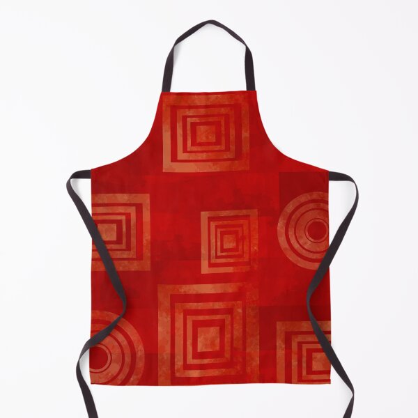 Item preview, Geometric Red Squares and Circles designed and sold by Andrew  Hitchen.
