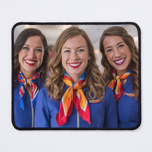 Item preview, Southwest Attendants Beside Their Boeing 737 designed and sold by Skyframe Aviation.