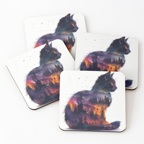 Item preview, Gato salvaje del bosque designed and sold by InnerByJonas.