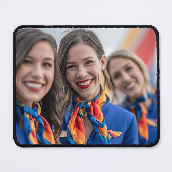 Item preview, Three Crew Preparing for a Southwest Departure designed and sold by Skyframe Aviation.