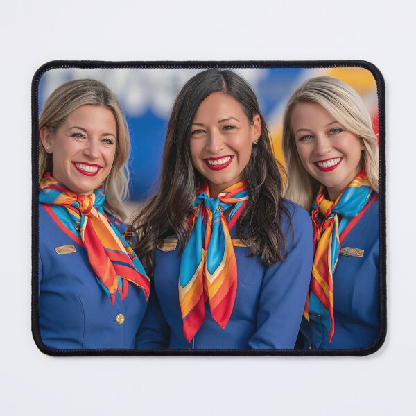 Item preview, Cabin Crew Trio at the Gate with the 737 designed and sold by Skyframe Aviation.