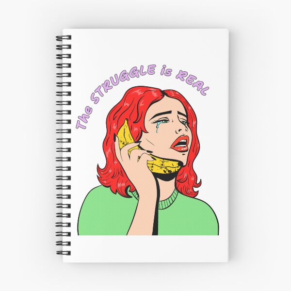 Item preview, The Struggle is Real Pop Art Sticker designed and sold by Girly-PopArt.