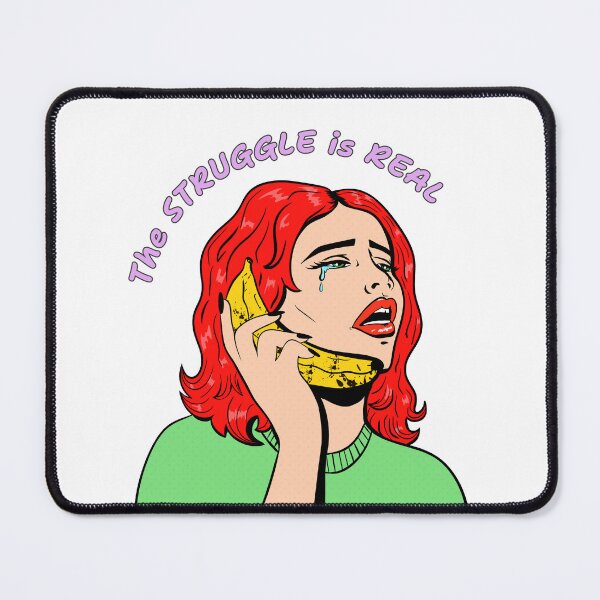 Item preview, The Struggle is Real Pop Art Sticker designed and sold by Girly-PopArt.