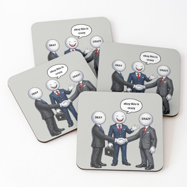 Item preview, Okay This Is Crazy Meme Illustration designed and sold by EAH.