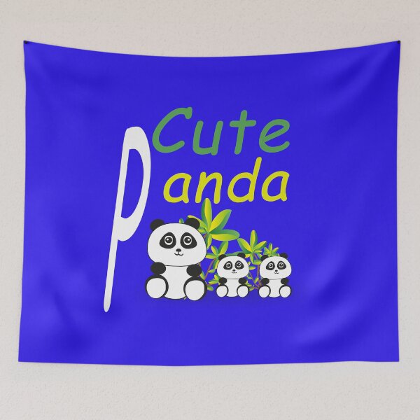 Item preview, Cute Panda Typography Art - Creative Panda Family Design designed and sold by MOHAMEDNOOR428.