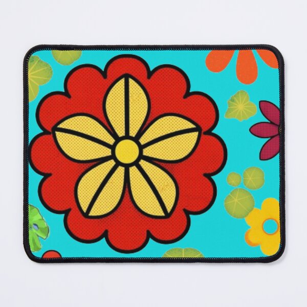 Item preview, Retro Riso Floral Fusion designed and sold by Miheerala.