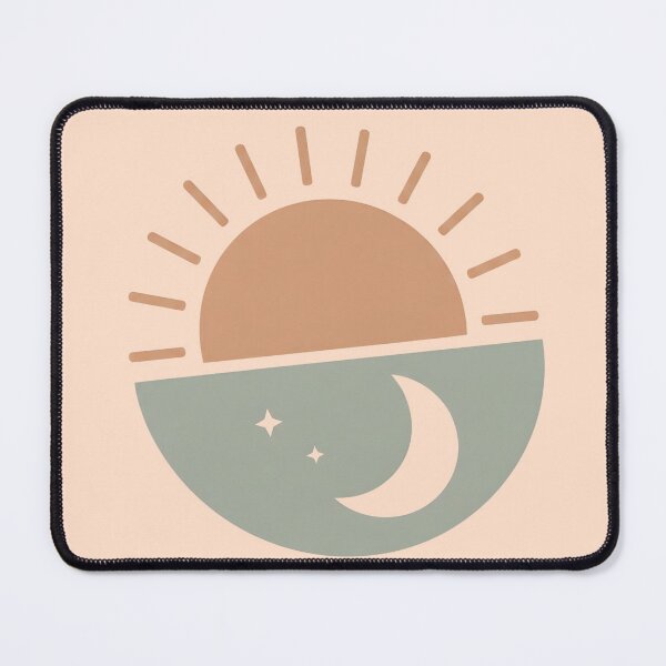 Item preview, un and Moon Boho Minimalist Design, Celestial Earth Tone Art, Sage Green Terracotta Boho Decor designed and sold by Ofizkids.