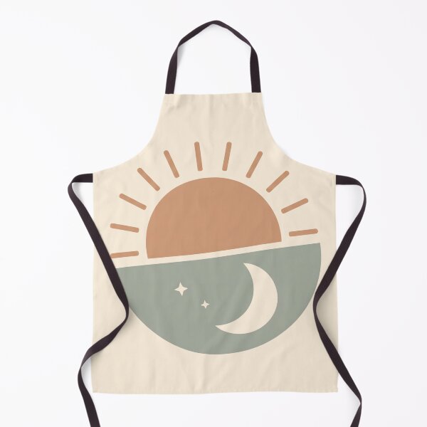 Item preview, un and Moon Boho Minimalist Design, Celestial Earth Tone Art, Sage Green Terracotta Boho Decor designed and sold by Ofizkids.