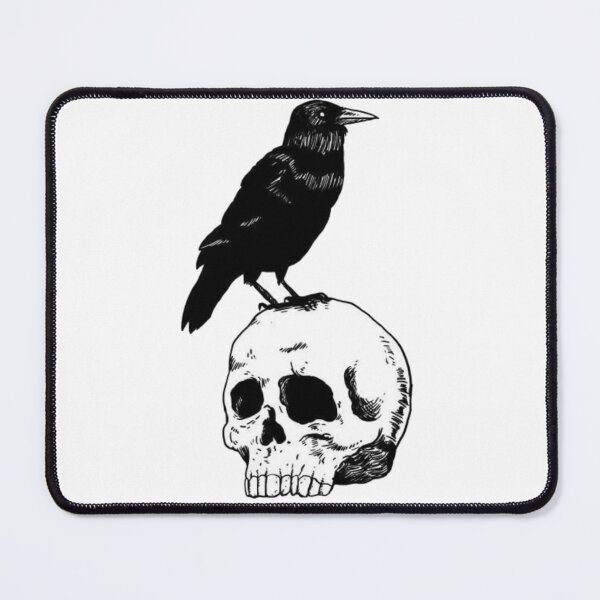 Item preview, Crow on Skull designed and sold by The-SilentPlace.
