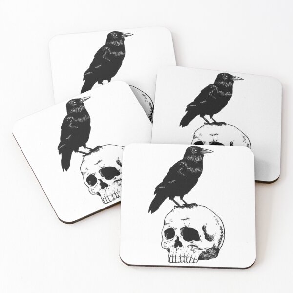 Item preview, Crow on Skull designed and sold by The-SilentPlace.