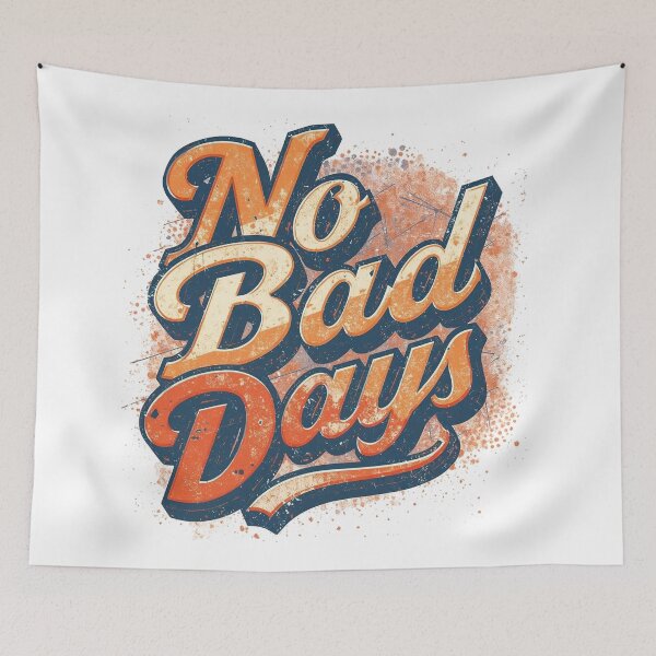 Item preview, No Bad Days — Retro Minimal Streetwear designed and sold by Dhenin Studio.