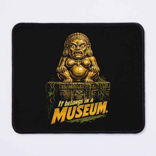Item preview, Golden Fertility Idol Museum Poster designed and sold by agearb.
