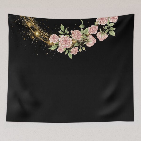 Item preview, You Are My World | Floral Gold Aesthetic Love Quote Art designed and sold by digitalvibe4u.