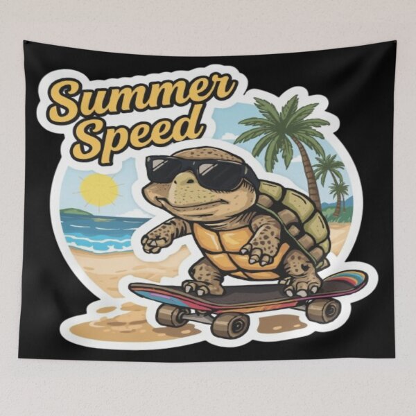 Item preview, Summer Speed Turtle Skateboard designed and sold by DailySparks.