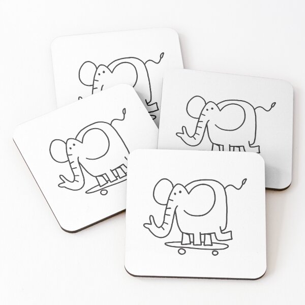 Item preview, Skating Elephant designed and sold by rutmerdesign.