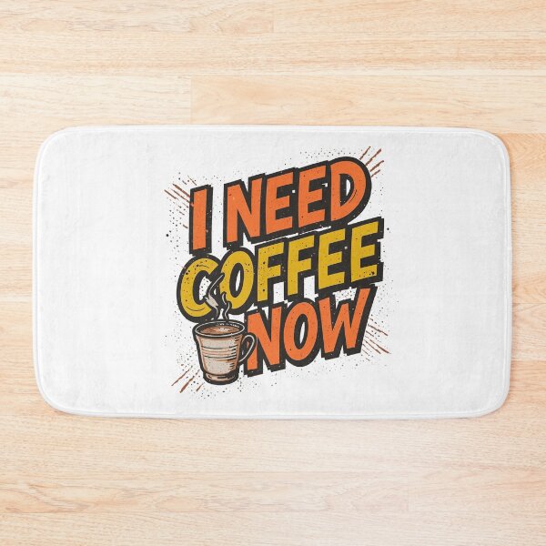 Item preview, I Need Coffee Now — Urban Streetwear designed and sold by Dhenin Studio.