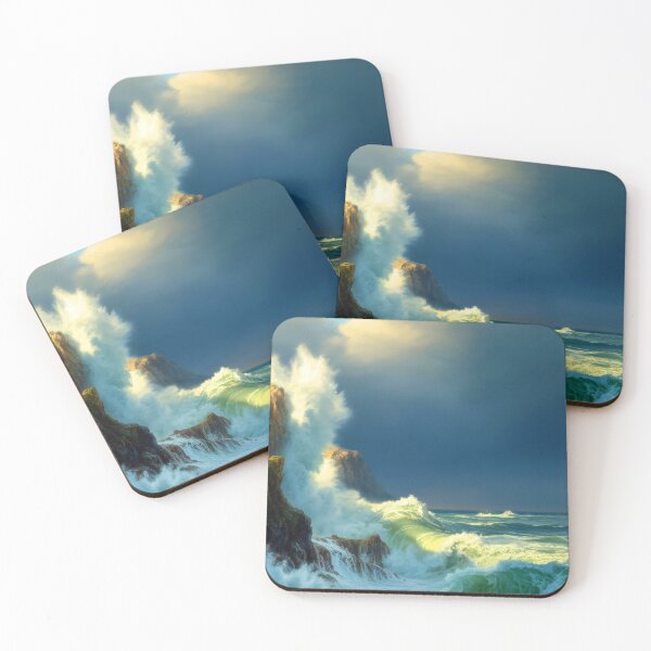 Item preview, Morning Ocean Waves– Coastal Waves and Serene Seascape Photography  designed and sold by DBM Photo Gallery 1.